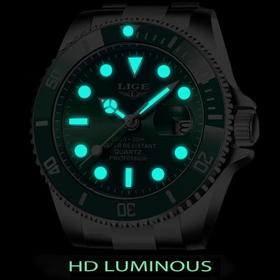 Top Brand Luxury Fashion Diver Watch Men Waterproof Date Clock Sport Watches Mens Quartz Wristwatch Relogio Masculino