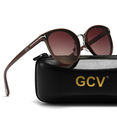 GCV Polarized Lady Sunglasses Cat Eye Fashion