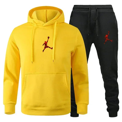 jogging pants two-piece Set hip hop sportswear suit fashion trend