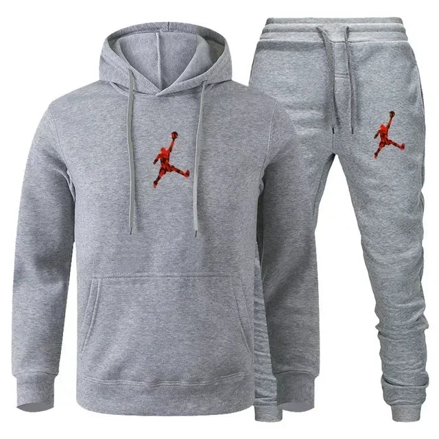 jogging pants two-piece Set hip hop sportswear suit fashion trend