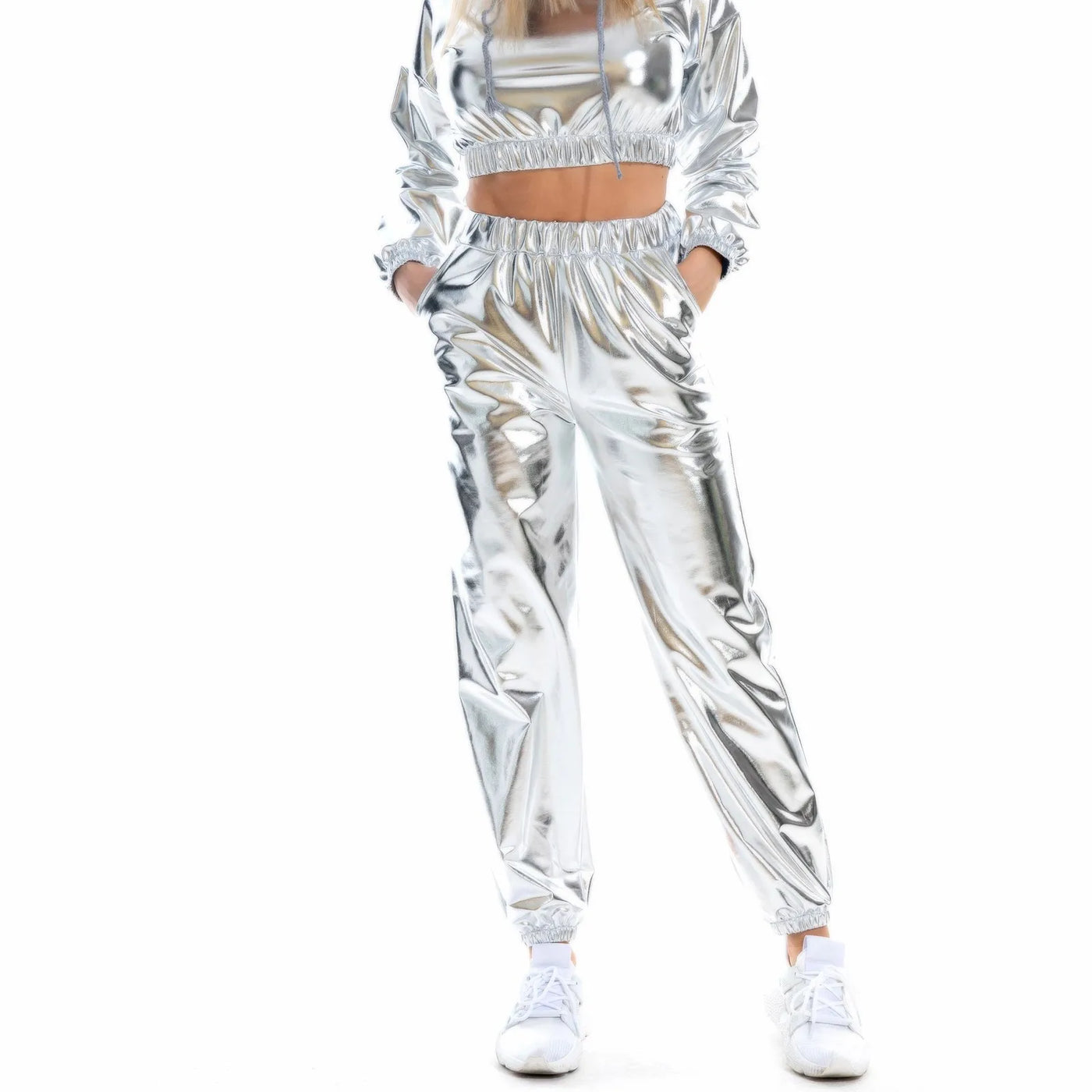 Laser Shiny Streetwear Pants