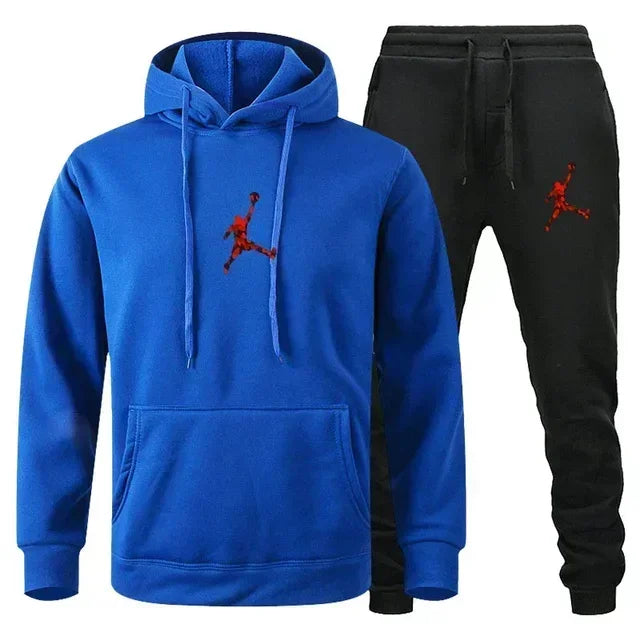 jogging pants two-piece Set hip hop sportswear suit fashion trend