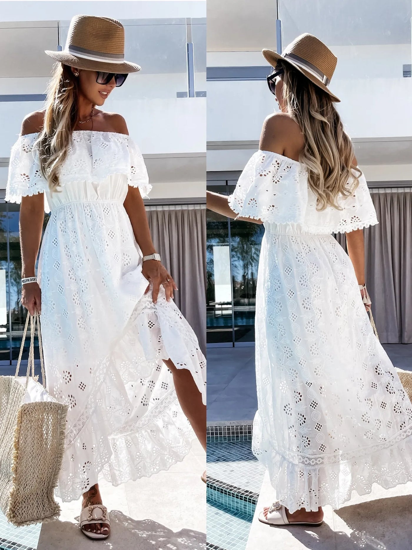 Summer White Dress For Woman