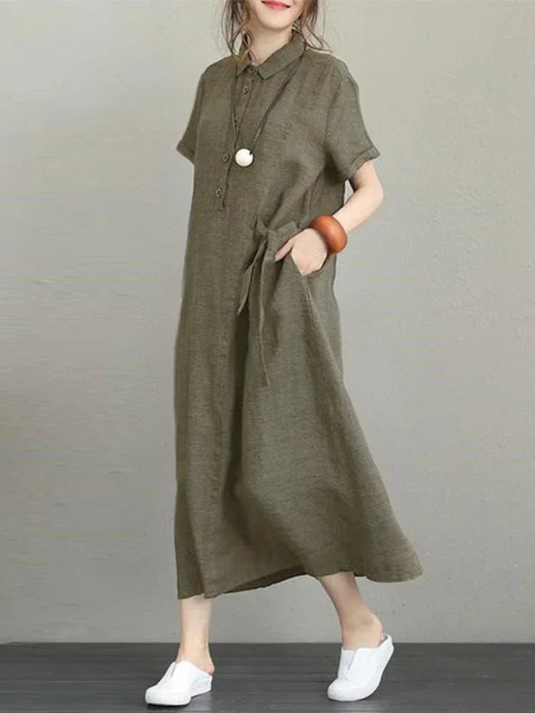 New In Mid-length Long Dress for Women