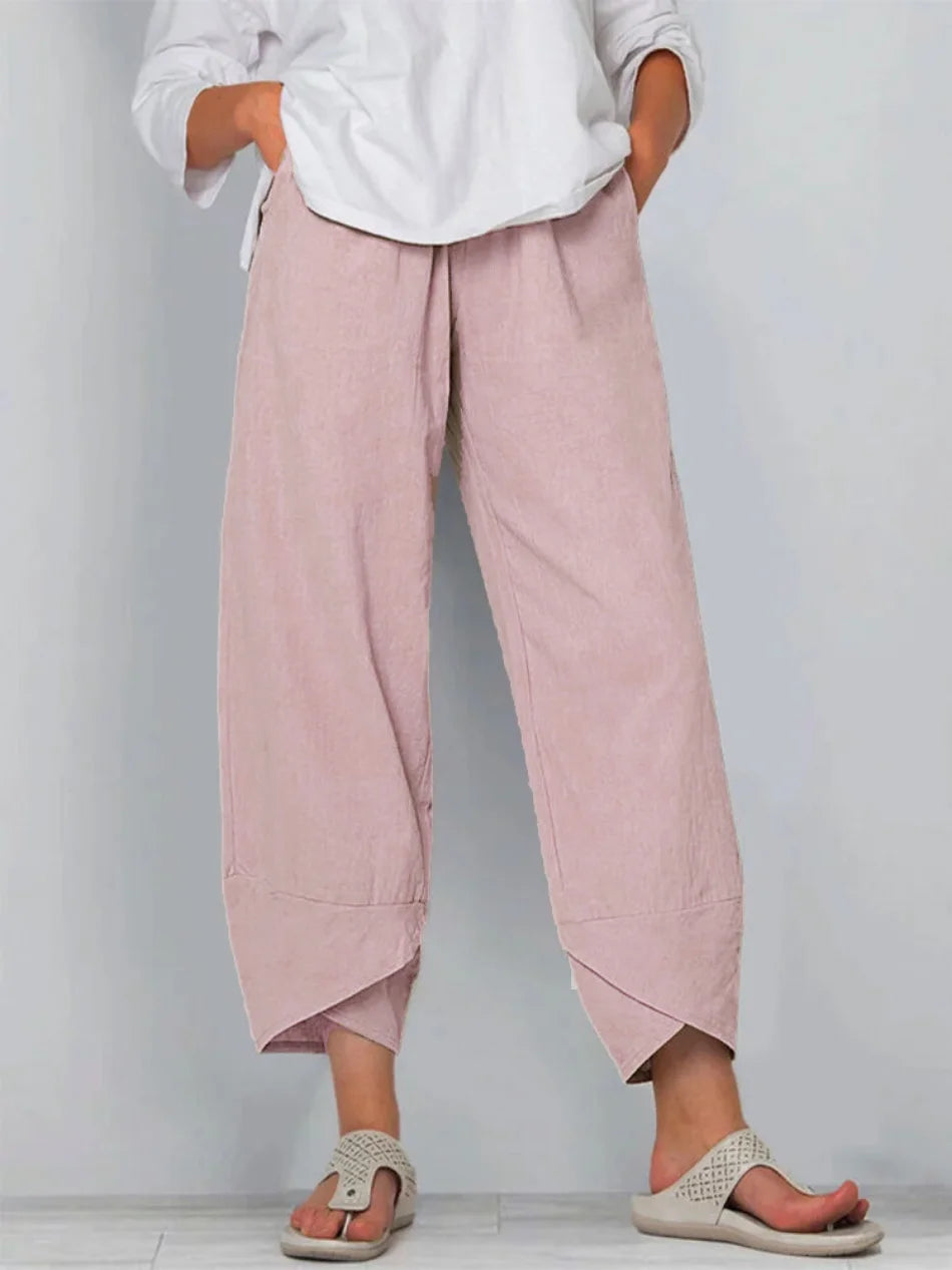 Ankle Trousers Streetwear High Waist Summer Women's Pants