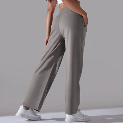 Fitness SweatpantS  Breathable Sportswear Straight-Leg Pants