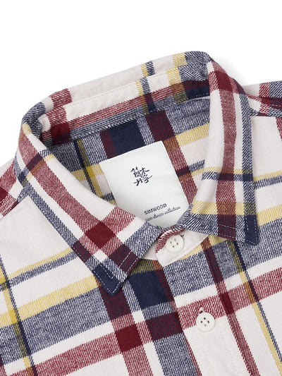 High Standard Series 2024 Autumn New 280gsm Flannel Fabric Plaid Shirts