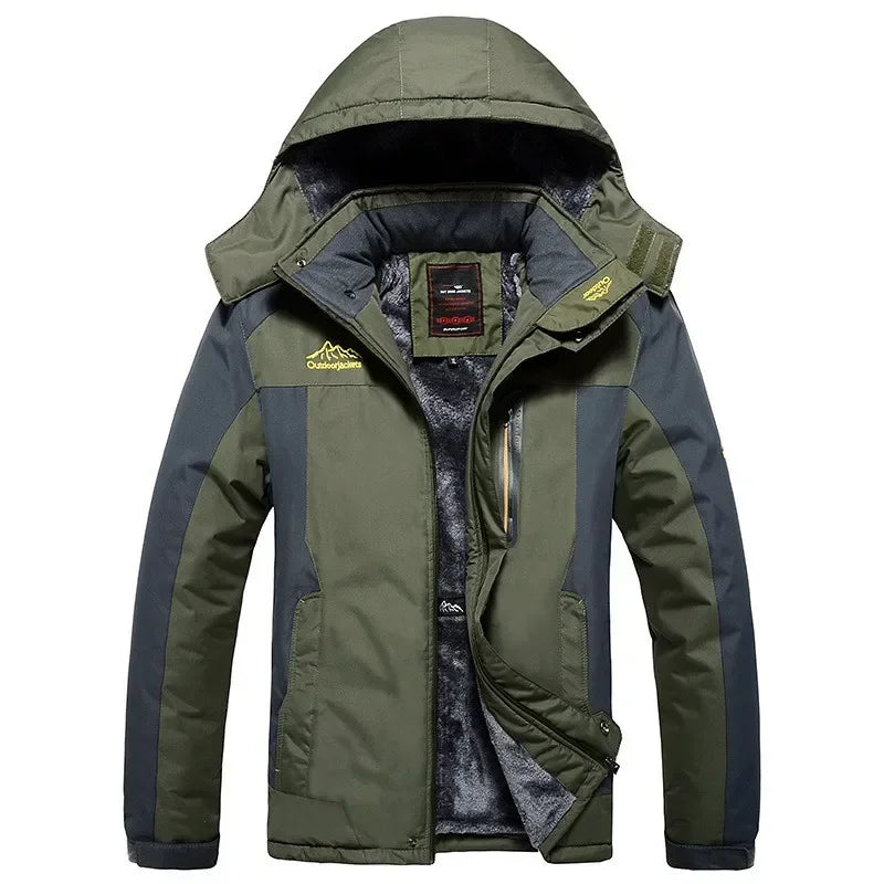 Winter Jacket Men Thick Warm Waterproof Hooded Parka Coat Windbreaker Military Fleece Jacket PlusSize 9XL Jaqueta Masculina