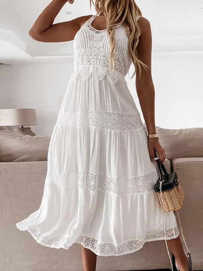 Summer White Dress For Woman