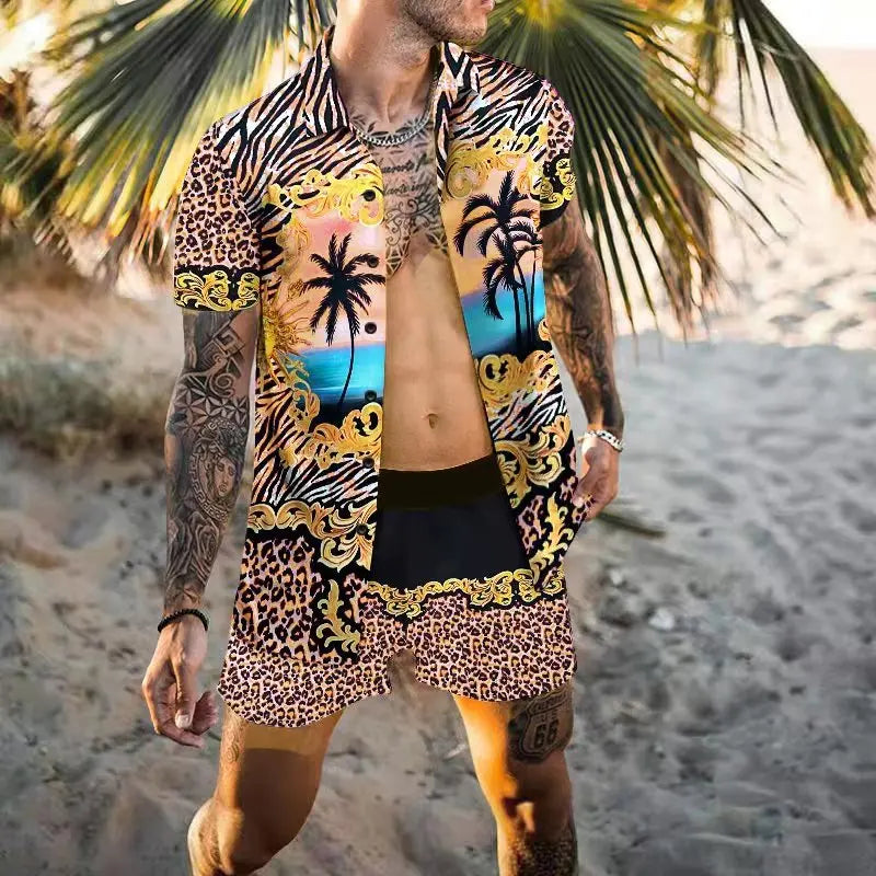 New Men Hawaiian Sets