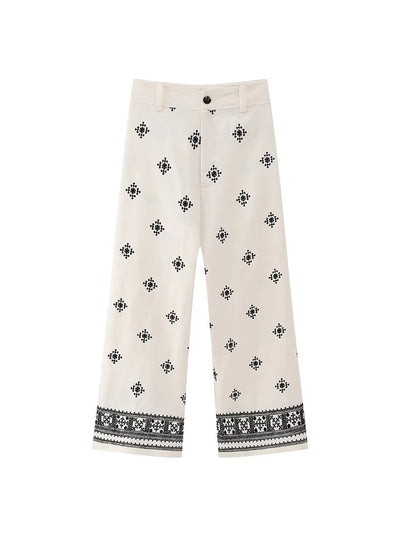 Vintage Women Loose Boho Linen Pants