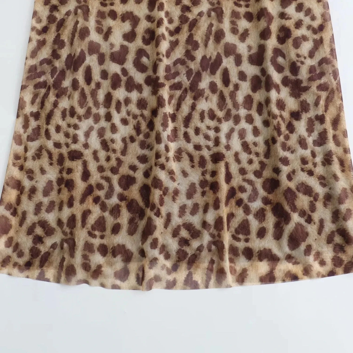 New Woman Dress Leopard Print Sleeveless Vintage