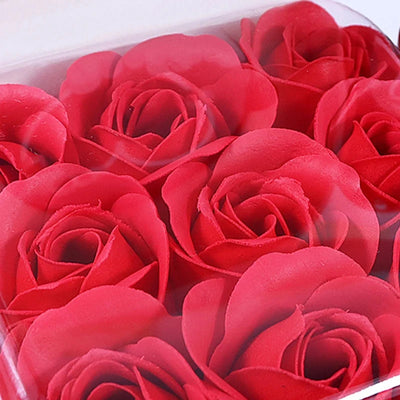 Soap Rose Flower Jewelry Gift Boxes