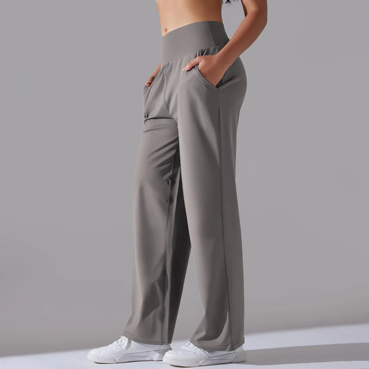 Fitness SweatpantS  Breathable Sportswear Straight-Leg Pants