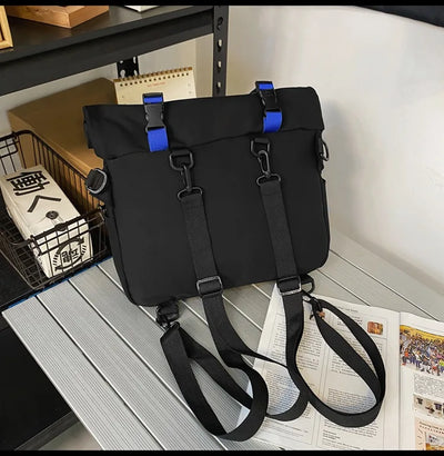 Japanese Multifunctional School Bags For Boys Gilrs Casual Messenger Crossbody Bag