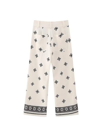 Vintage Women Loose Boho Linen Pants