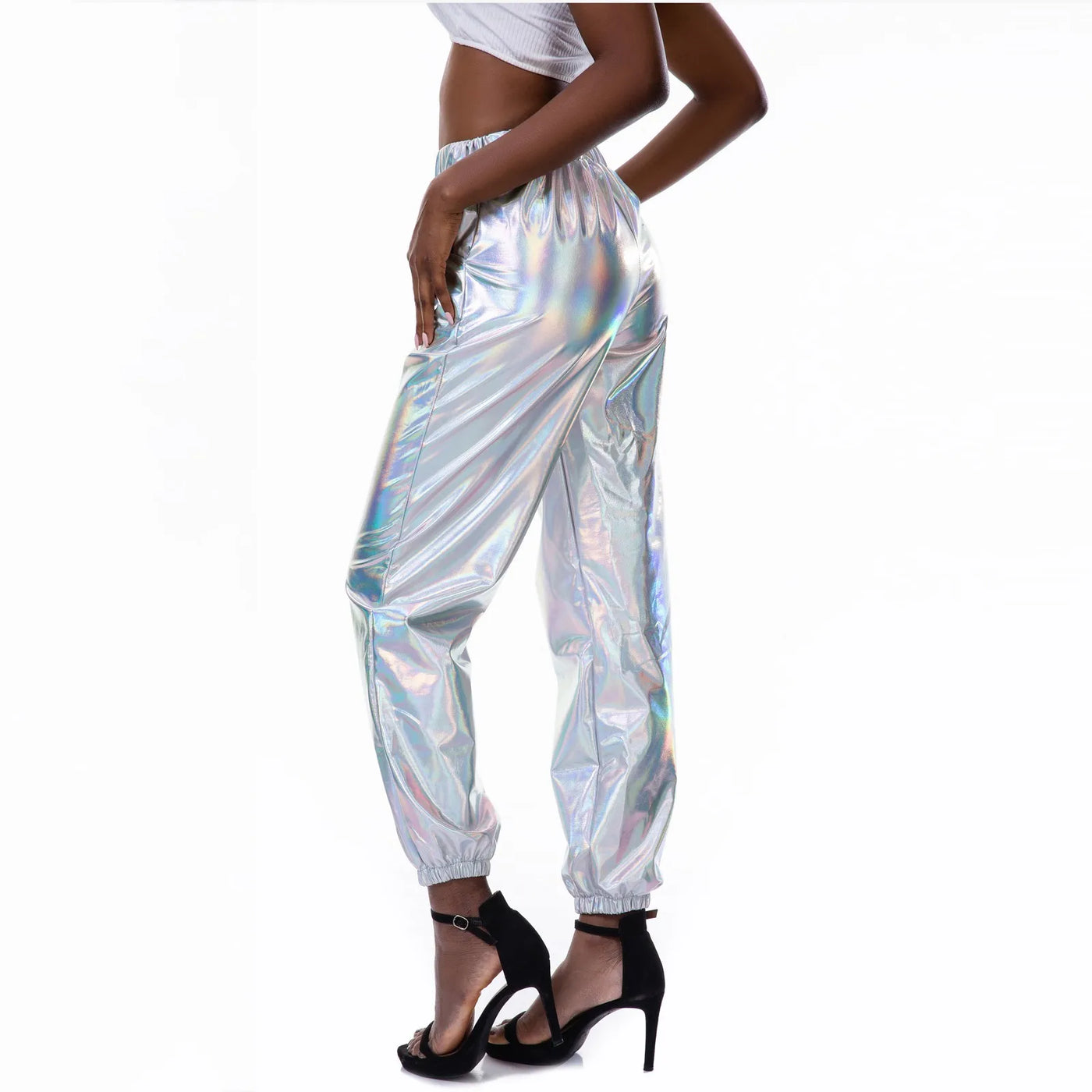 Laser Shiny Streetwear Pants