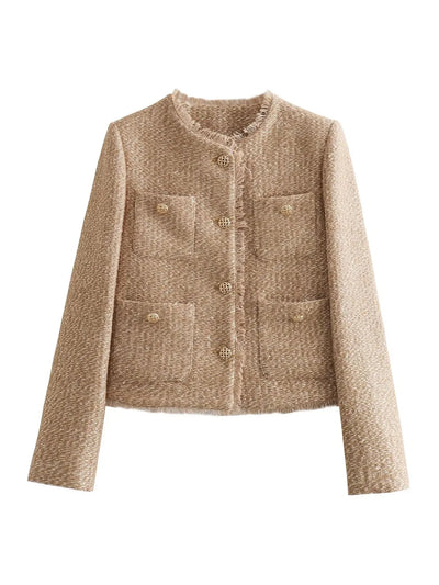 New in Outerwears Autumn Winter Crop jacket